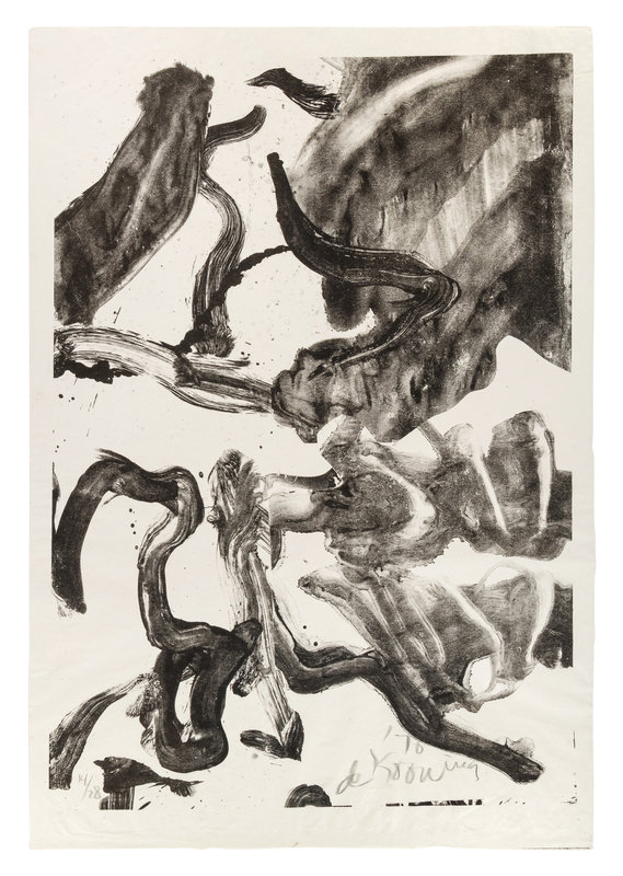 Willem de Kooning
(American/Dutch, 1904-1997)
Reflections: To Kermit for Our Trip to Japan, 1970