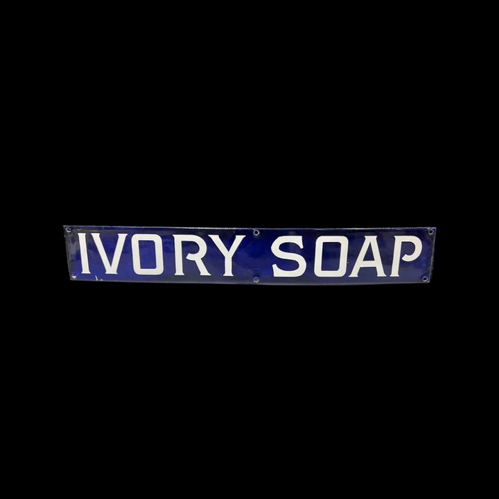 Ivory Soap Porcelain Laundry Sign