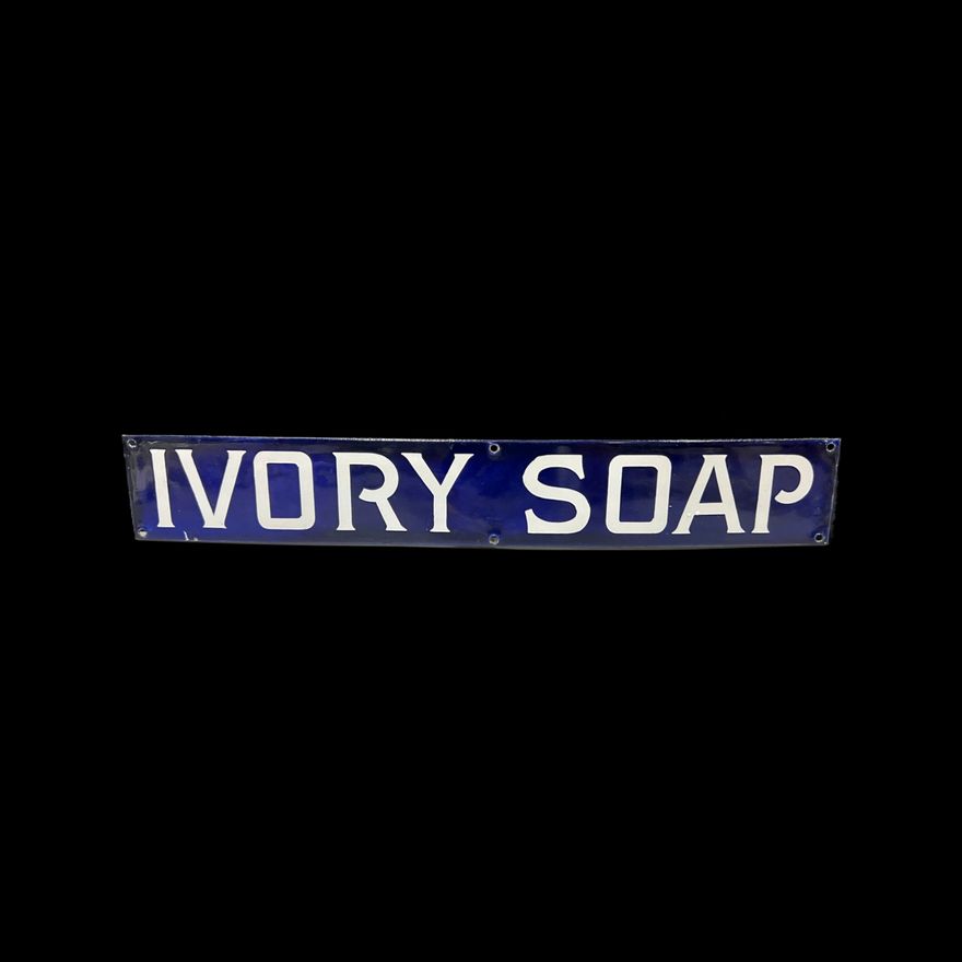 Ivory Soap Porcelain Laundry Sign