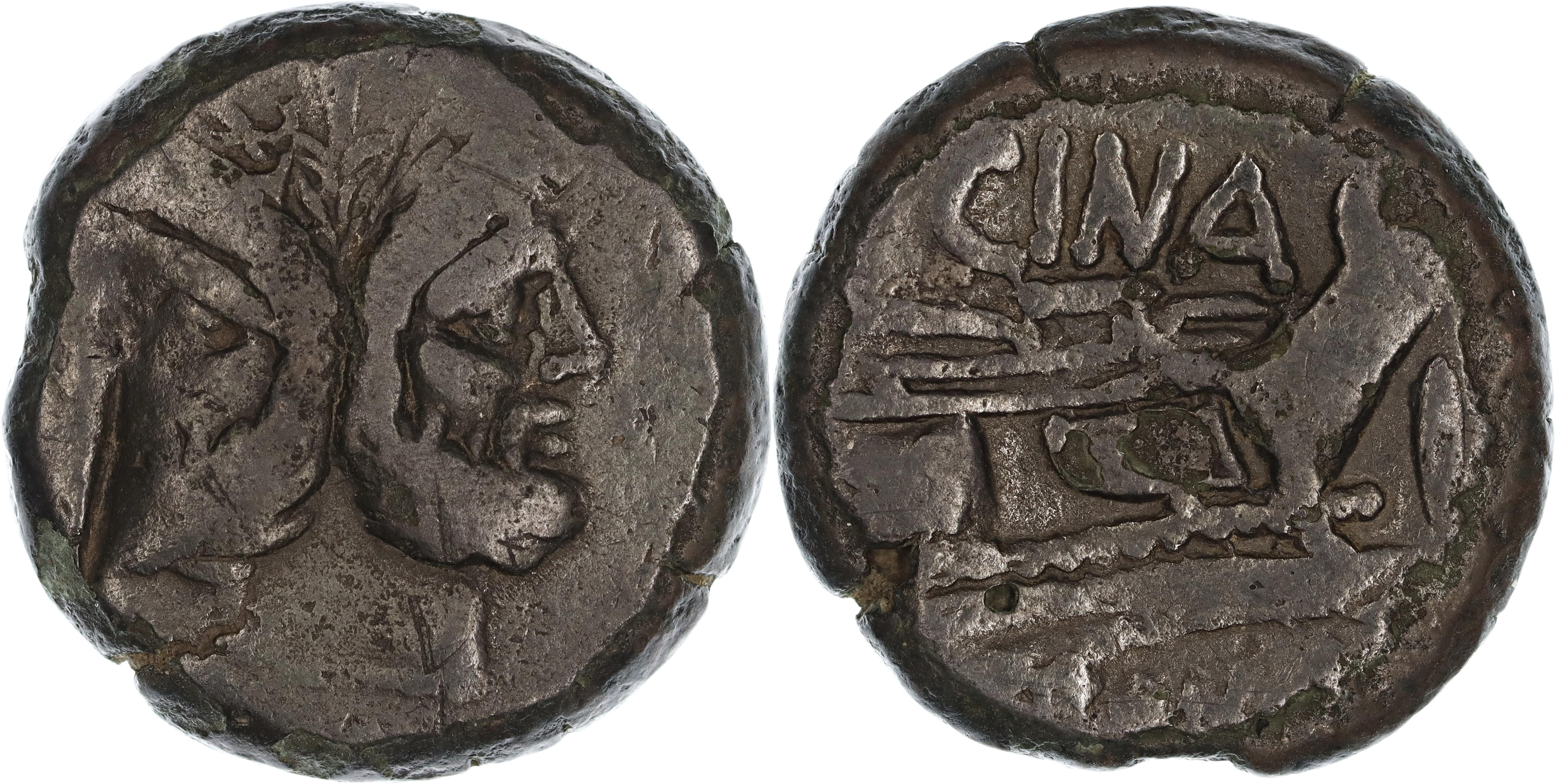 Roman Republic, L. Cornelius Cinna, Æ As, 169-158 BC, nVF