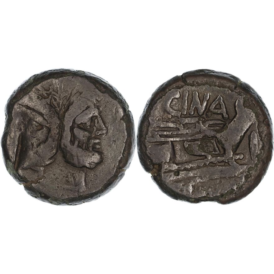 Roman Republic, L. Cornelius Cinna, Æ As, 169-158 BC,  nVF