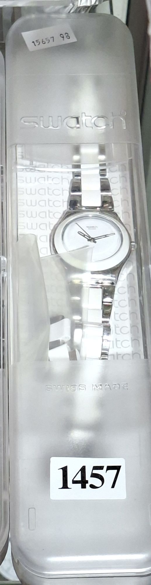 Swatch Watch With Ceramic Band