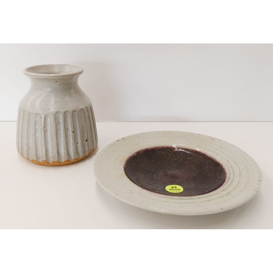 2pc NW Studio Pottery- Victoria Littlejohn Etc- 4'' to 6''