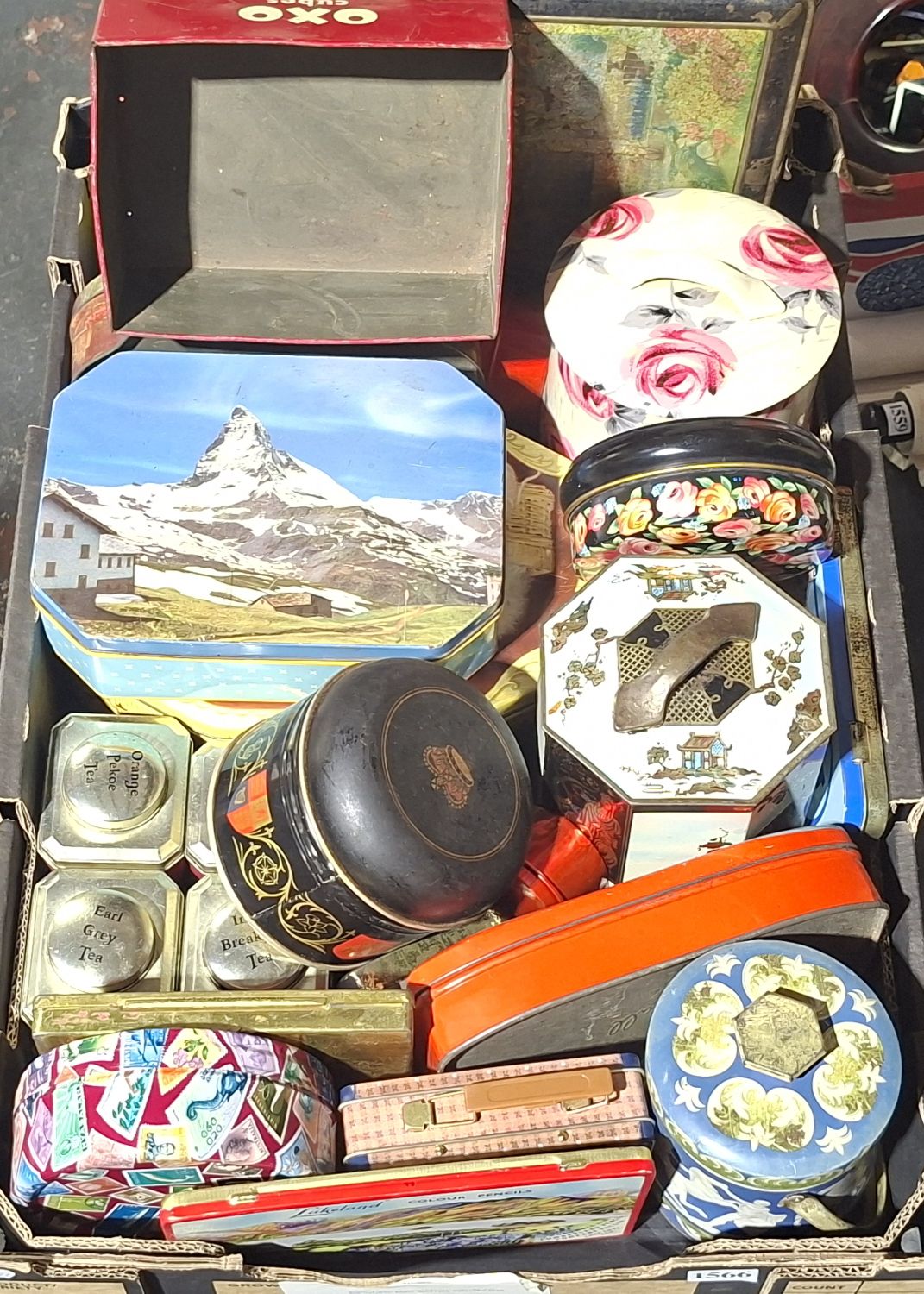 Collection Of Vintage Tins