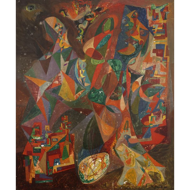 James Fitzgerald ''Visitation'' 1946 Tempera