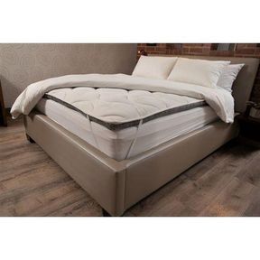 Cuddle Cushions Mattress Topper Aloe Vera Range White Single XL 92 cm|