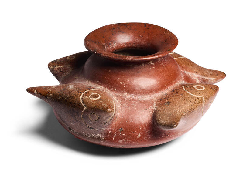 A Colima Fish Effigy Vessel