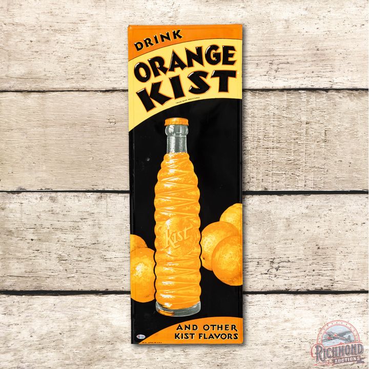Drink Orange Kist and Other Flavors Metal Sign TAC 9.25