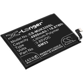 CameronSino 10T 5G Mobile SmartPhone Battery/4900mAh / 18.87Wh | NOT TESTED