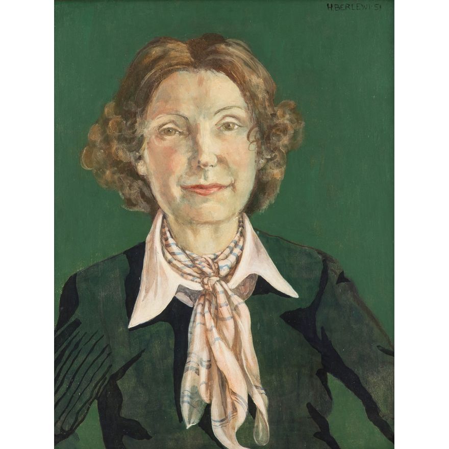 Henryk Berlewi | Portret kobiety, 1951 r.