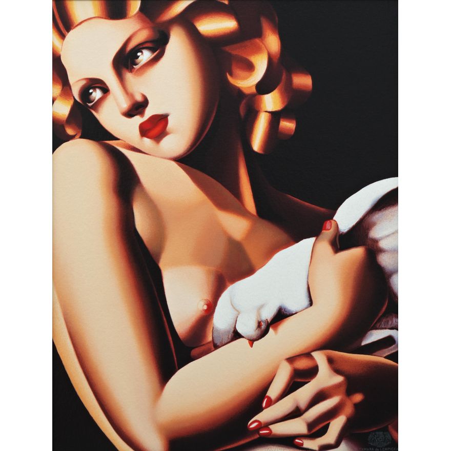 Tamara Łempicka | Kobieta z gołębiem