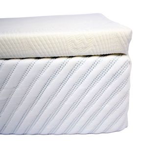 Memory Foam Mattress Topper ThinkCosy White Queen |
