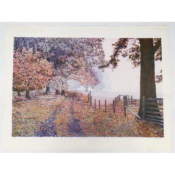 Mike Pease ''Country Lane'' 1997 CTP Print