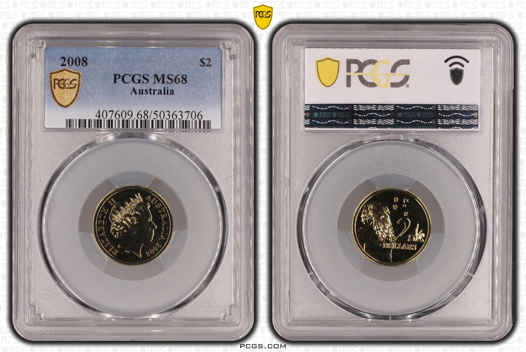 Two Dollar, 2008, PCGS MS68
