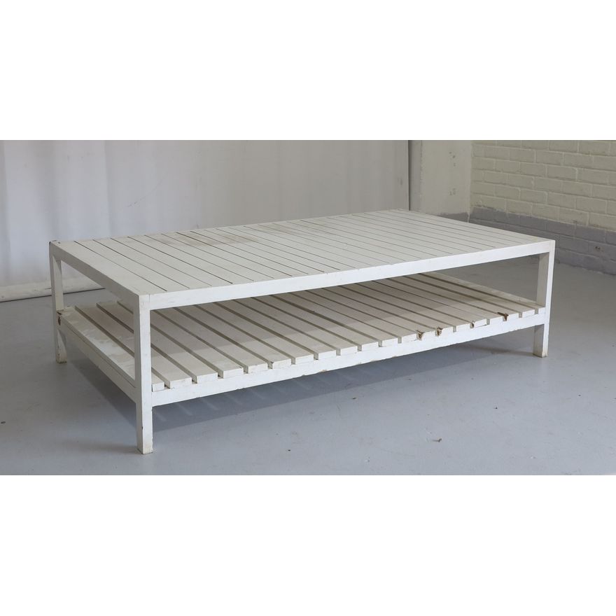 LARGE TWO-TIER COFFEE TABLE