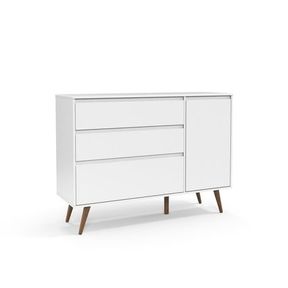George + Mason Baby - Retro Chest of Drawers - White - Incomplete