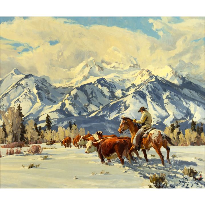 Conrad Schwiering (1916-1986), Home to Calve
