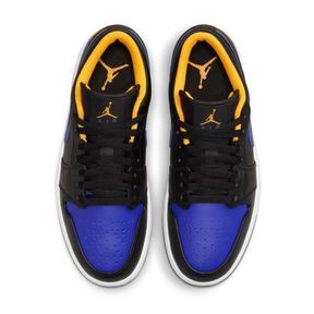 AIR JORDAN 1 LOW "BLACK/DARK CONCORD" UK8.5 - 51230/7189 - 51230/8190