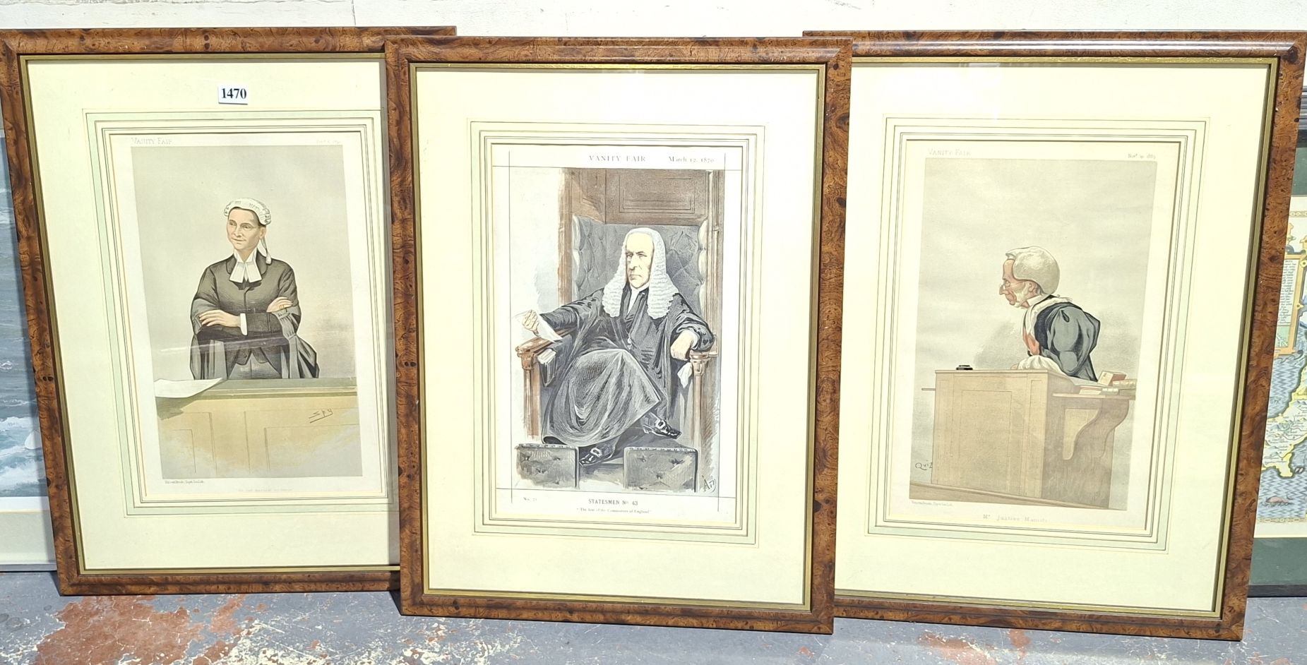 Three Vanity Fair Lithographs