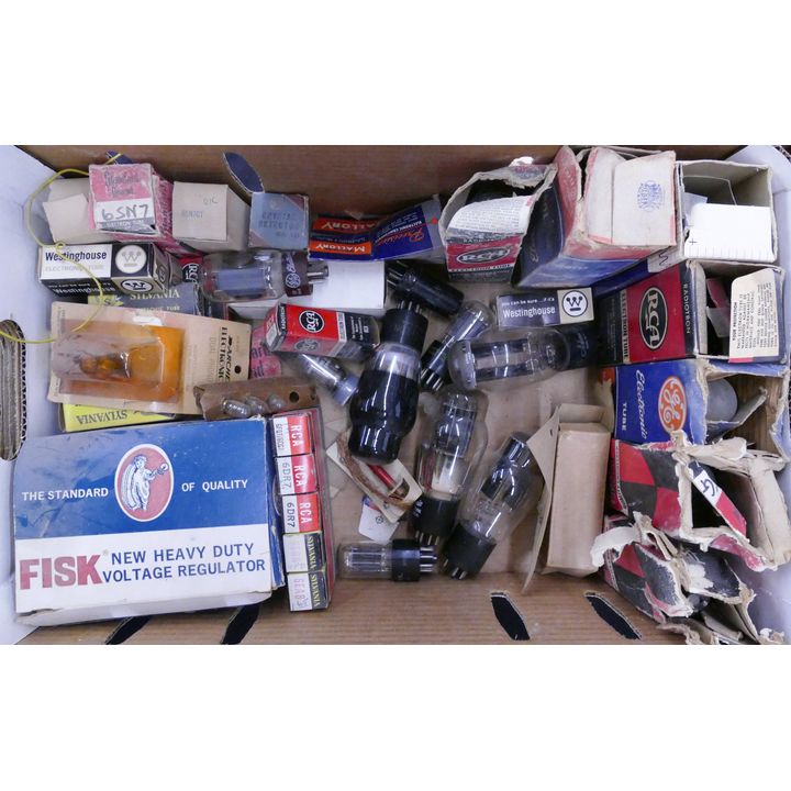 Group MISC Vintage Vacuum Tubes, Etc