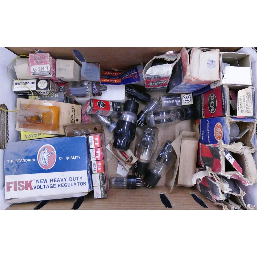 Group MISC Vintage Vacuum Tubes, Etc
