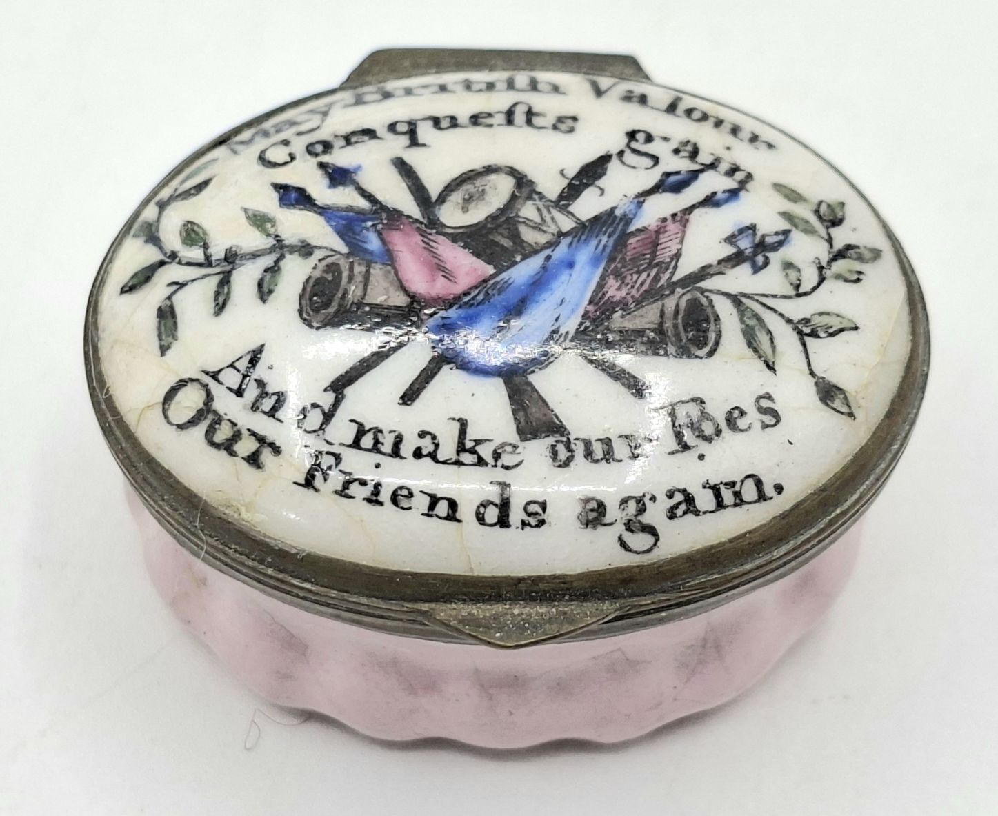 33 · ANTIQUE ENAMELLED BOX