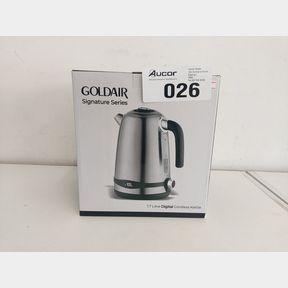 GOLDAIR SIGNATURE SERIES 1.7L DIGITAL CORDLESS KETTLE 2000W