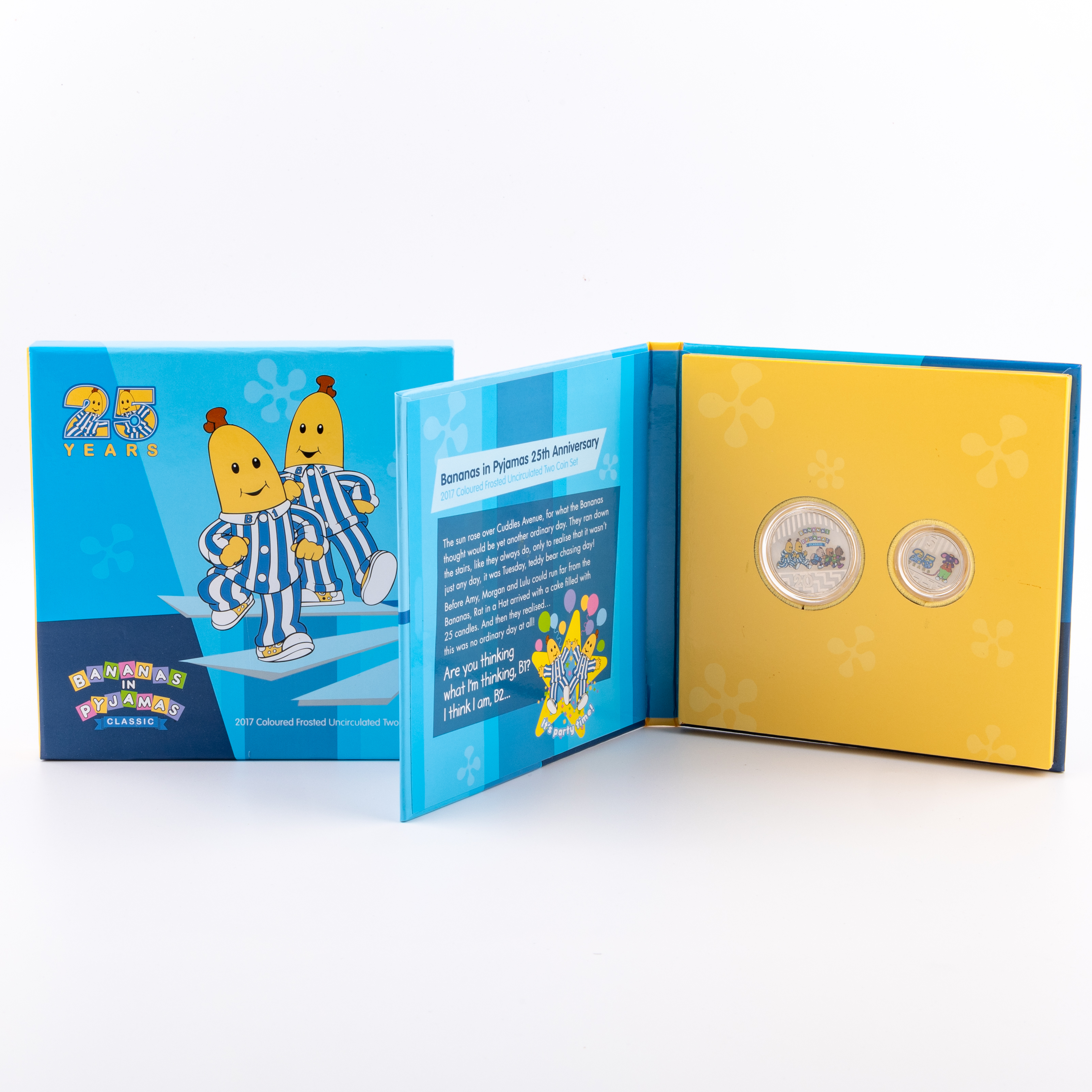 277 · Elizabeth II, Twenty Five Years Bananas in Pyjamas Classic, Five Cents - Twenty Cents, 2017,  UNC