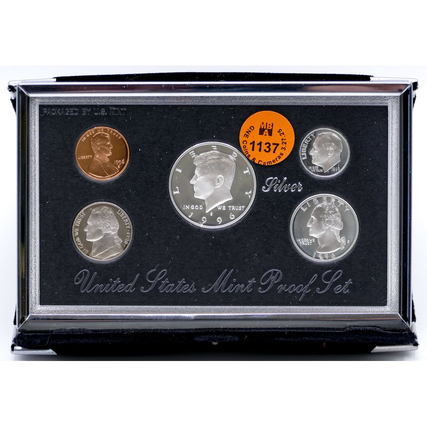 1996 US Premier Silver Proof Set in Box