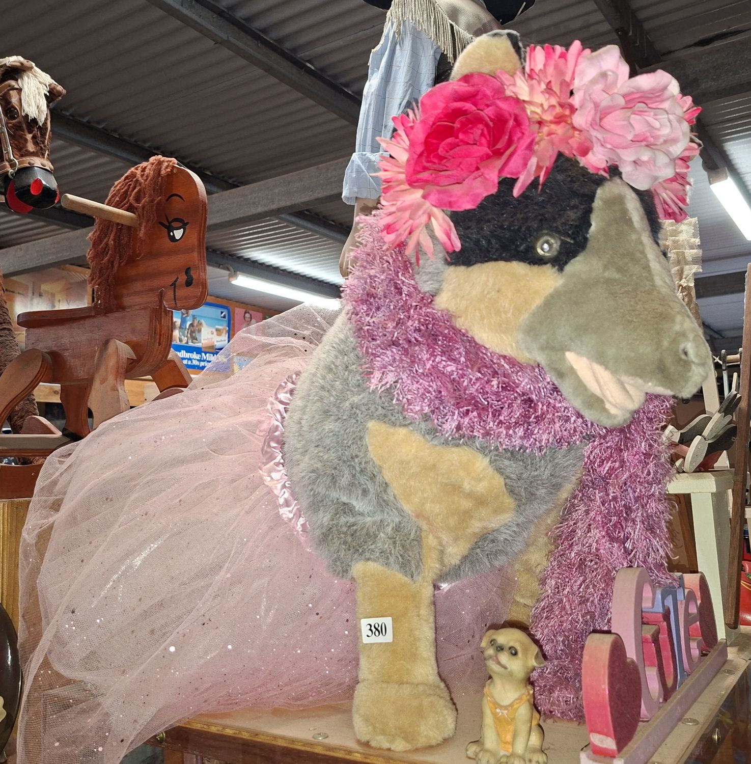 Large Plush Dog