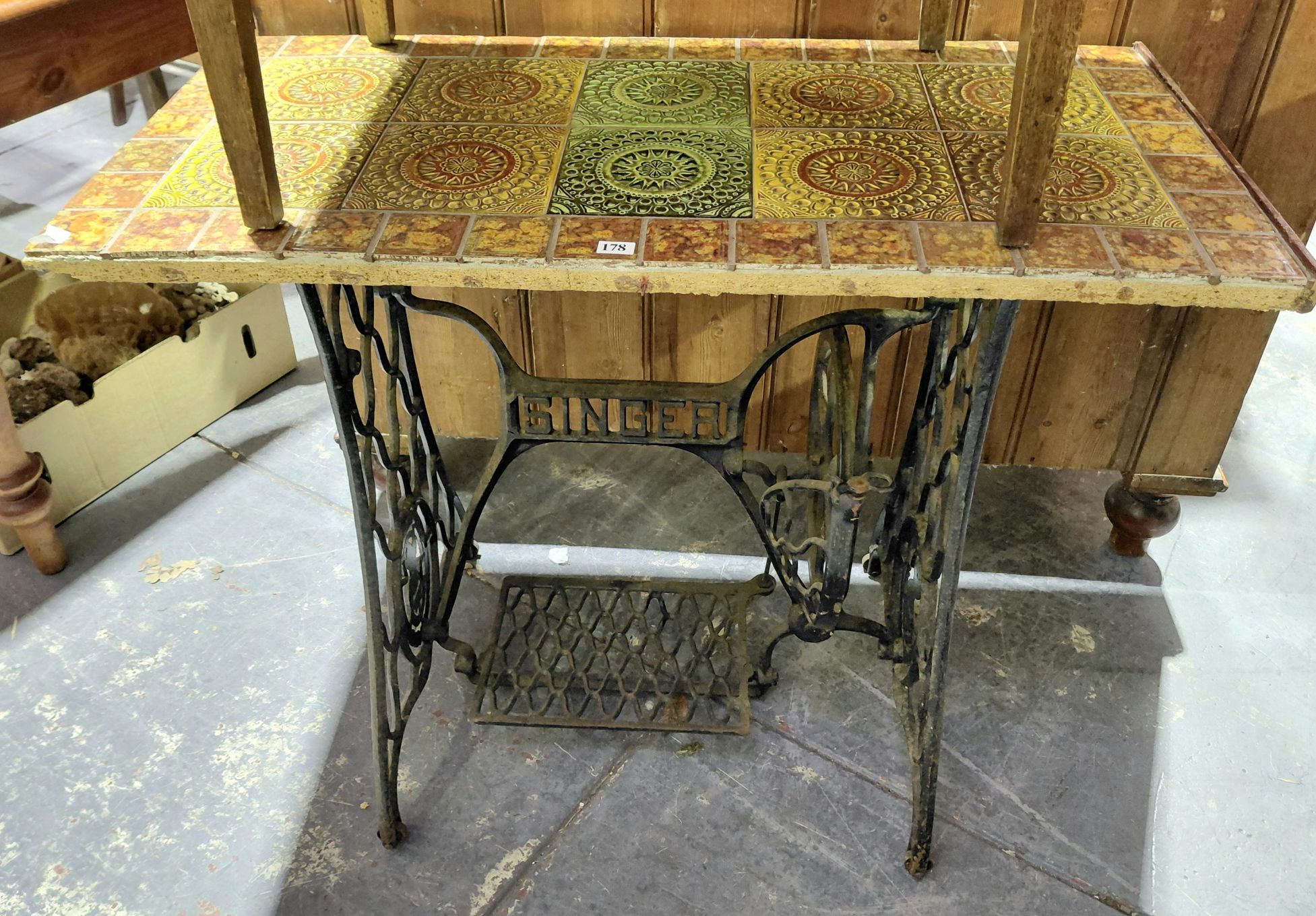 178 · TILE TOP GARDEN TABLE