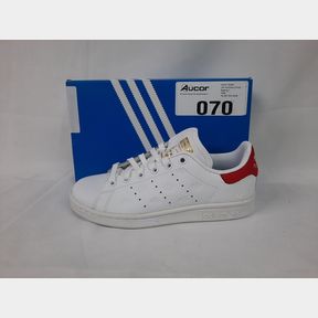 STAN SMITH W - FZ6370 - FTWR WHITE/BETTER SCARLET/GOLD MET. - UK 3.5