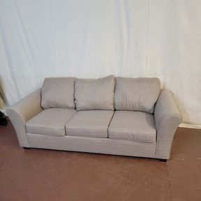 Very Nice Neutral Colored -3 Cushion Sleeper Sofa