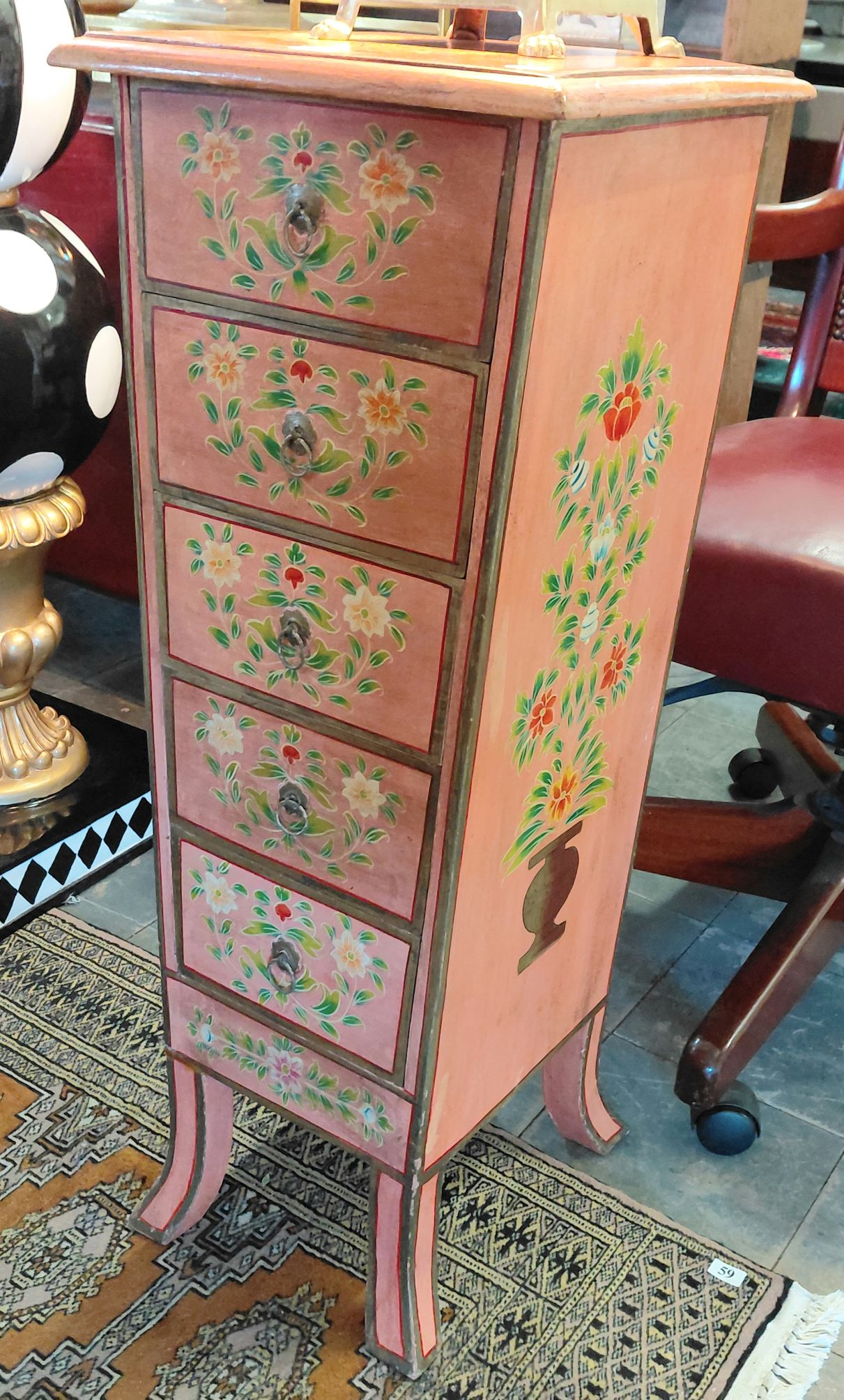 60 · TALLBOY CHEST OF DRAWERS