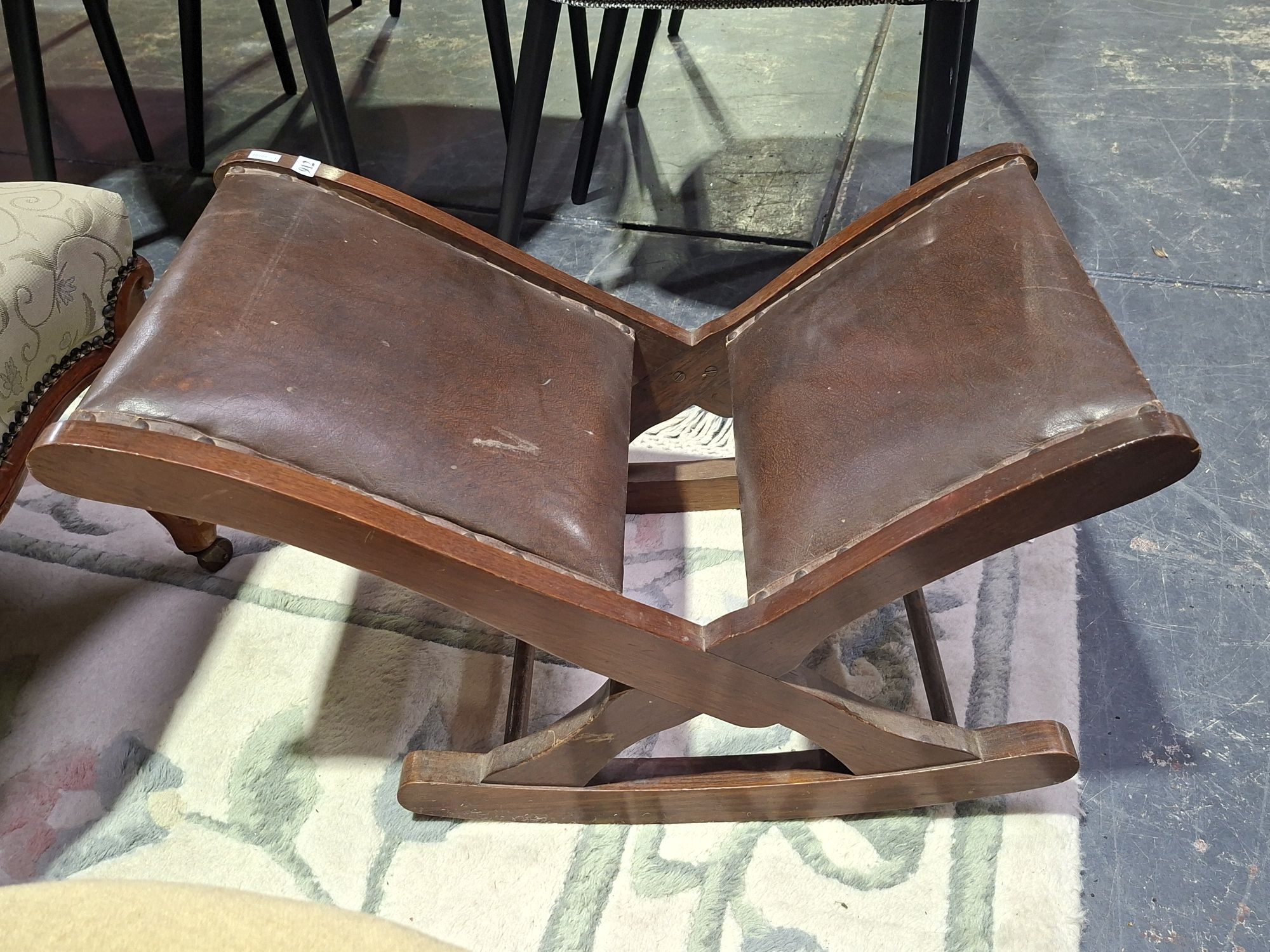 VINTAGE ROCKING STOOL