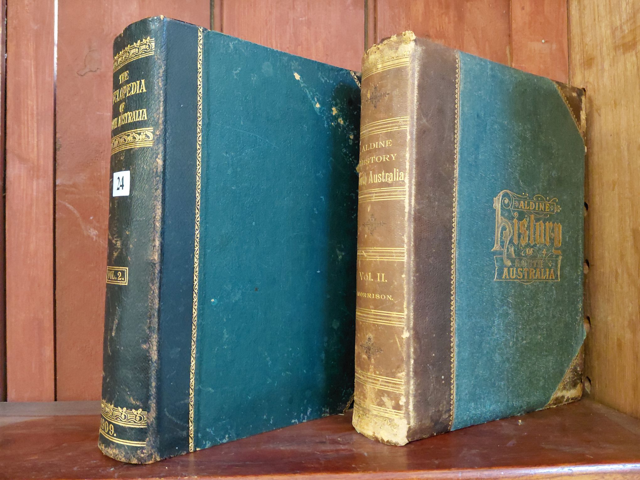 2 Antique Books