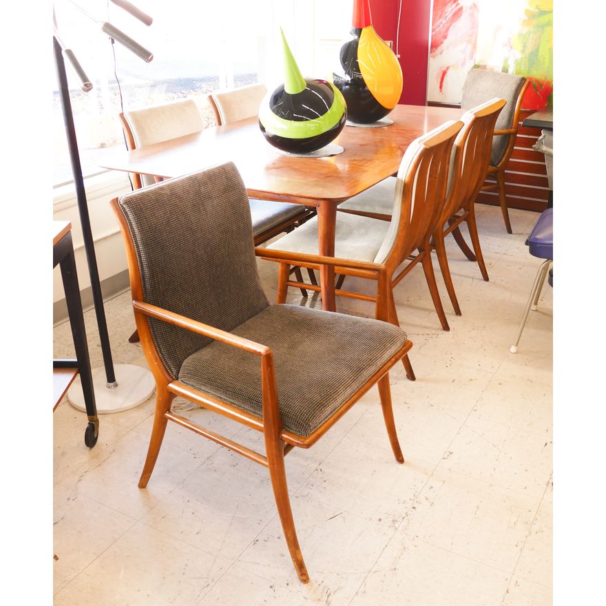 Robsjohn Gibbings for Widdicomb Sabre Leg Dining Set