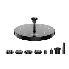 Solar Bird Bath Fountain Pump with 6 Nozzles | NOT TESTED
