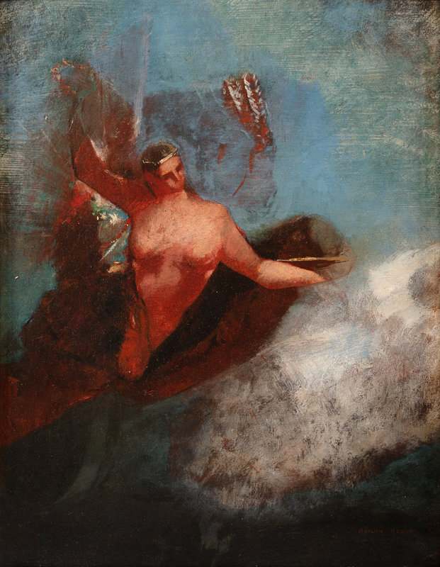 Odilon Redon
(French, 1840-1916)
Femme ailée
