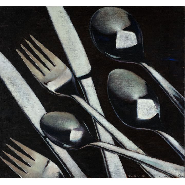 Dick Frizzell 'Serious Cutlery'