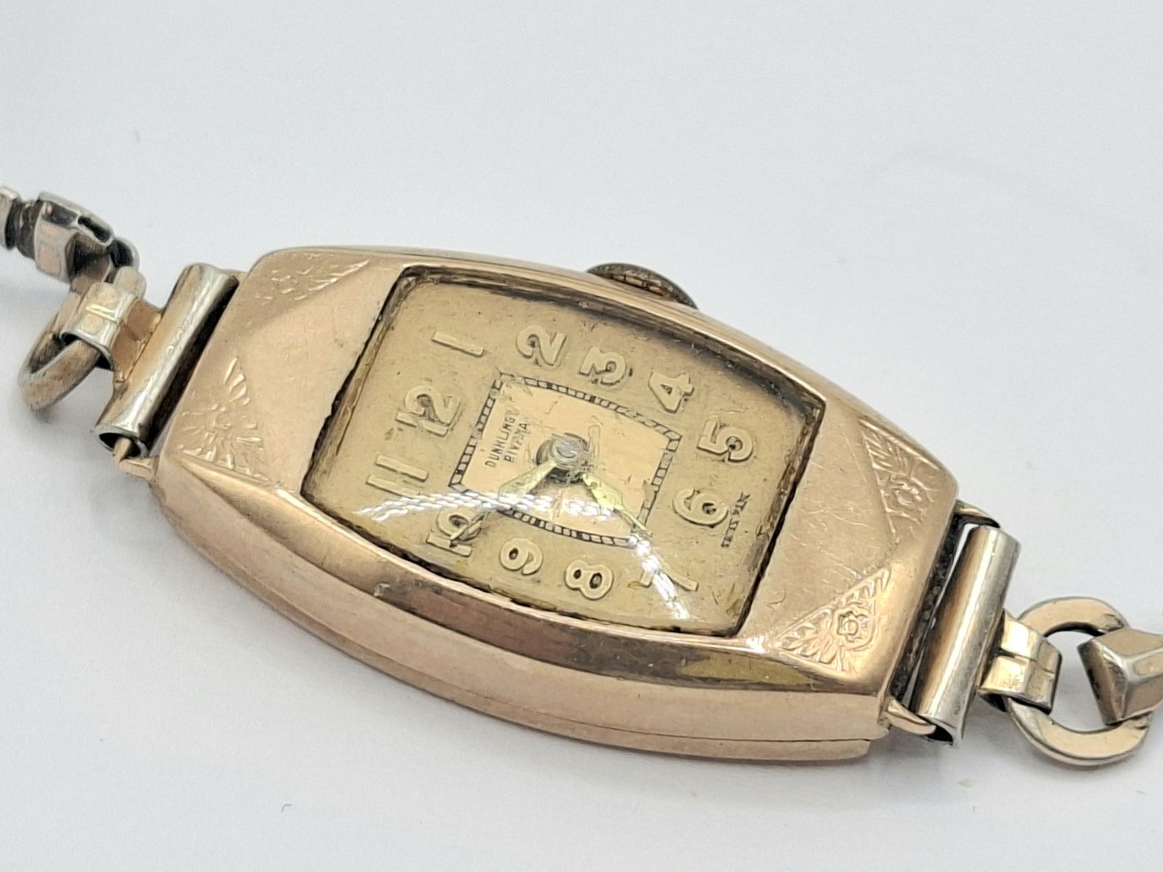 1119 · DUNKLINGS 9CT LADIES WRIST WATCH