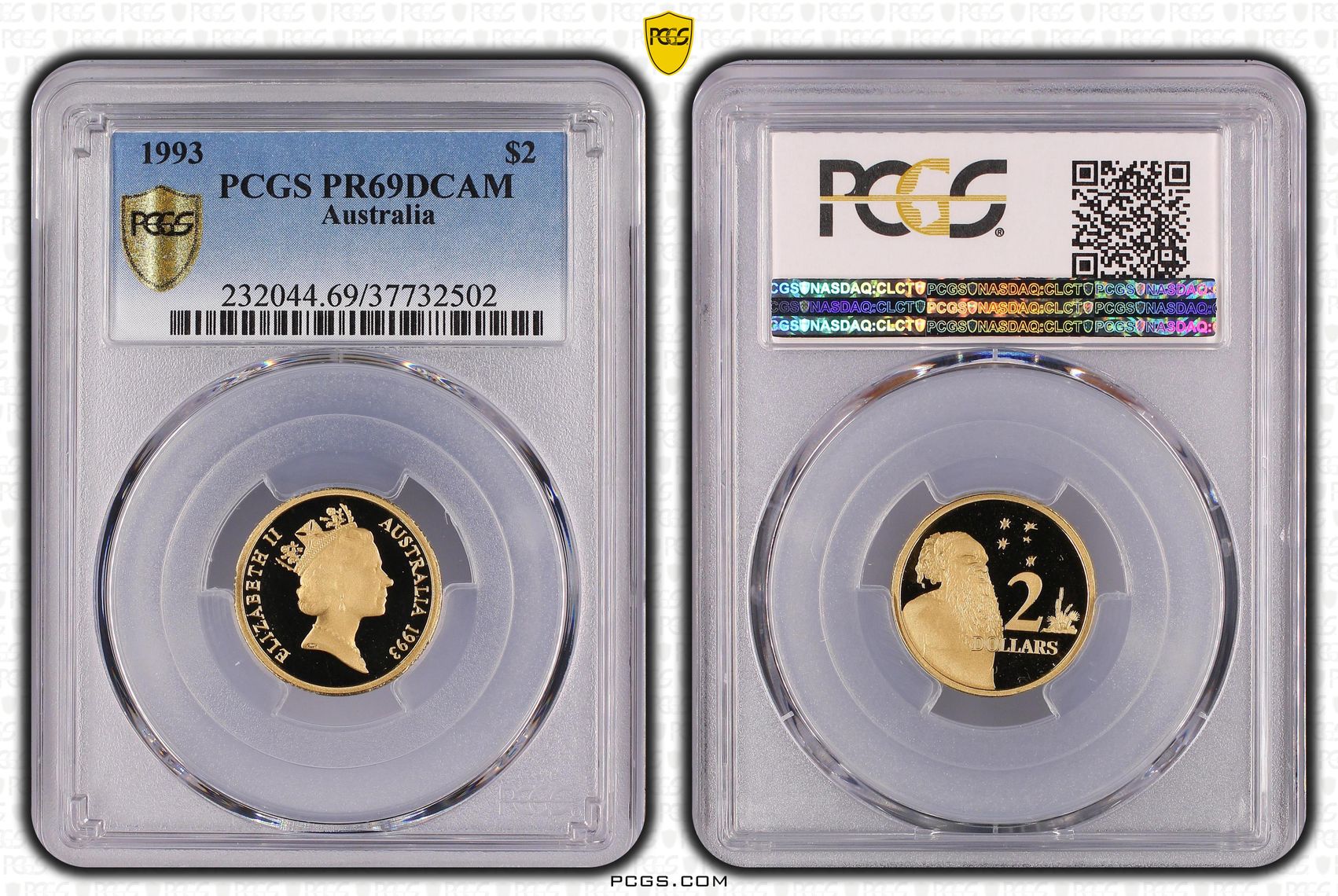Two Dollar, 1993, PCGS PR69DCAM