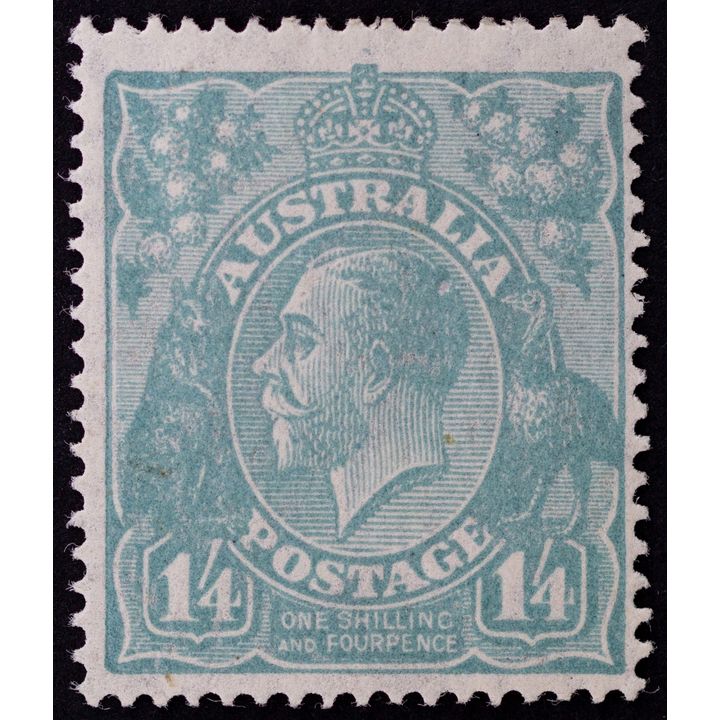Small Multiple Watermarks, One Shilling & Fourpence, 1927, Fine