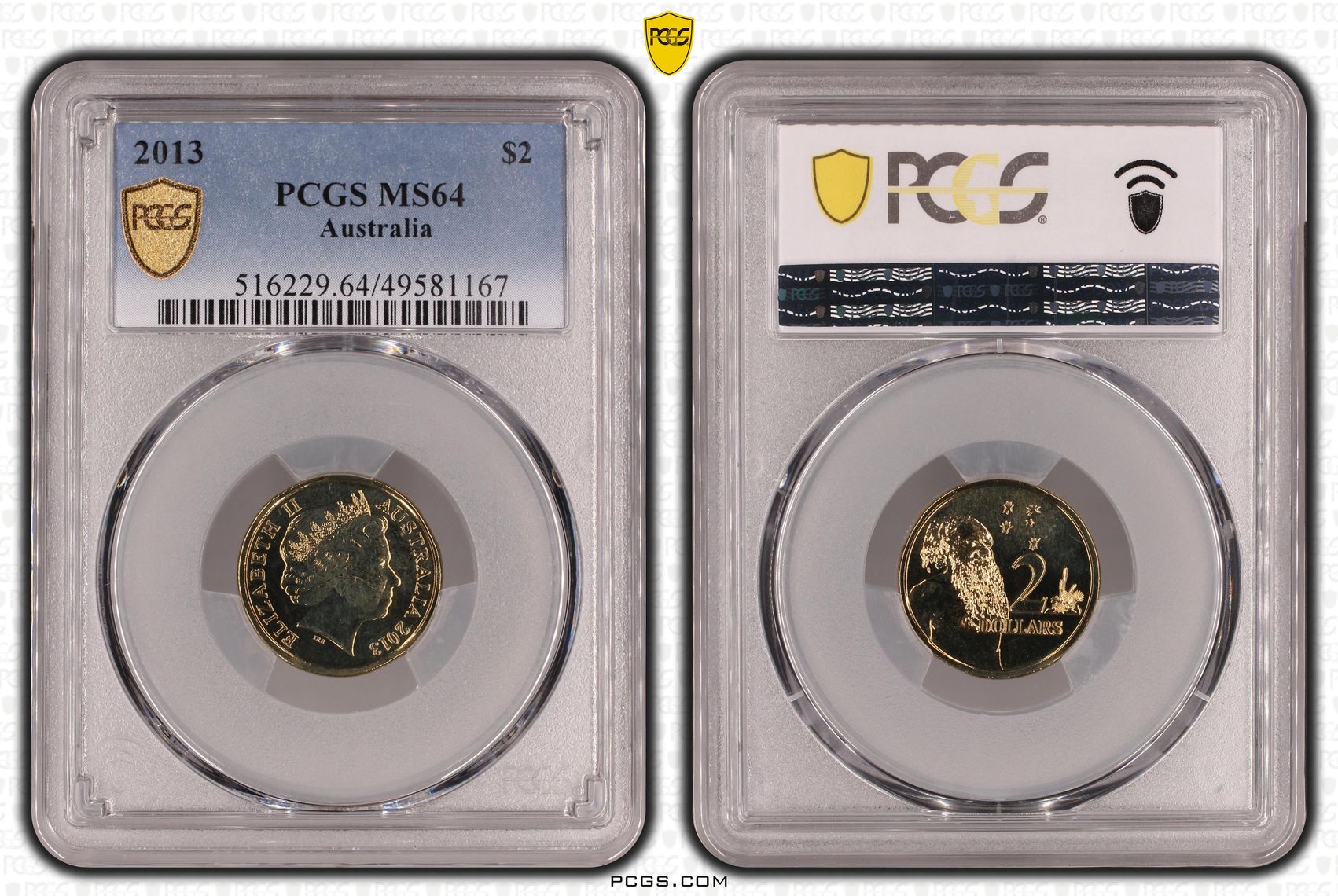 Elizabeth II, Two Dollar, 2013, PCGS MS64