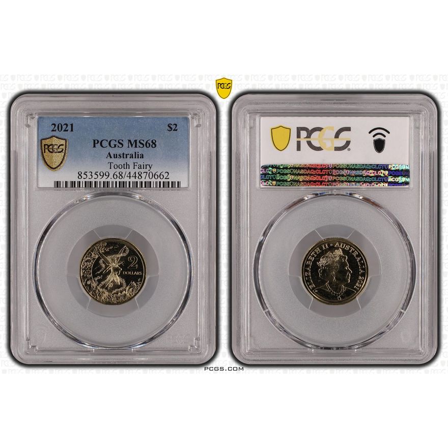 Tooth Fairy, Two Dollar, 2021, PCGS MS68