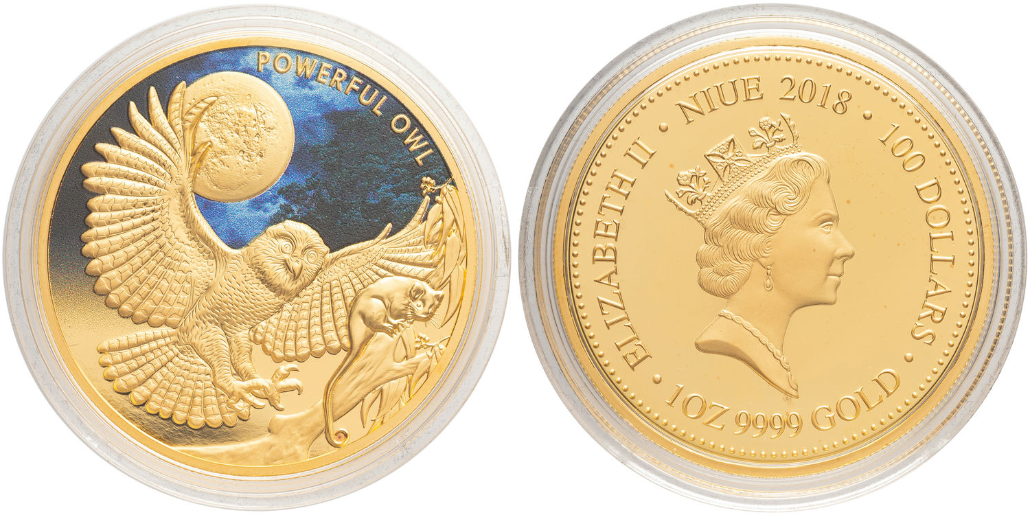 Niue, Elizabeth II, One Hundred Dollars, 2018, FDC