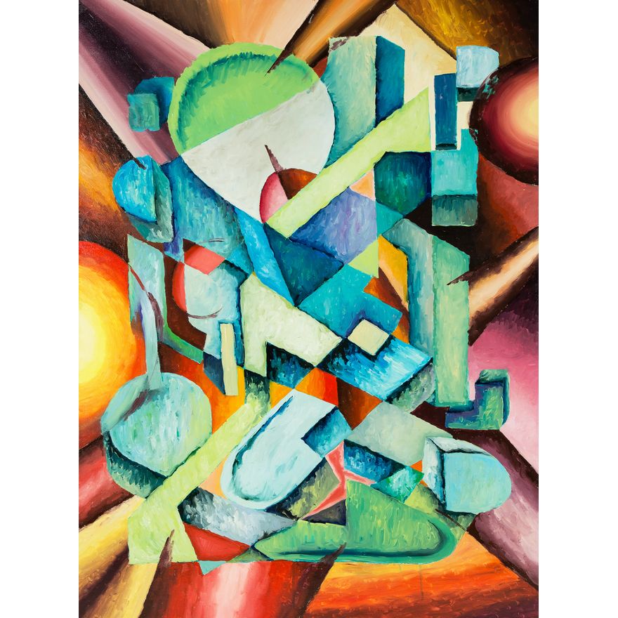 Dilan Abdulla | Bez tytułu IV z serii "Formy barwne", 2015