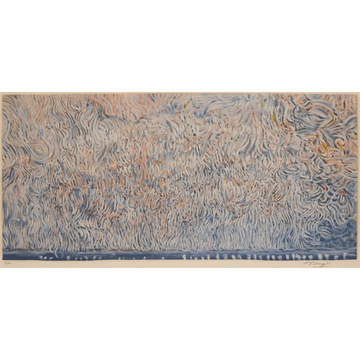 Mark Tobey ''Scroll of Liberty'' 1973 Lithograph