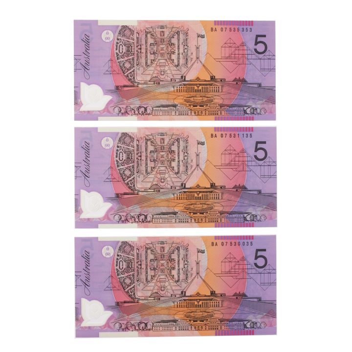 First Prefix - Stevens/Henry, Five Dollar, 2007 Uncirculated