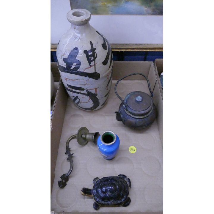 Box Japanese Sake Jar Etc